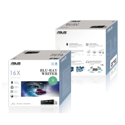 Asus BW-16D1HT Internal, Interface SATA, Blu-Ray DVD Combo, CD write speed 48 x, CD read speed 48 x, Black, Desktop