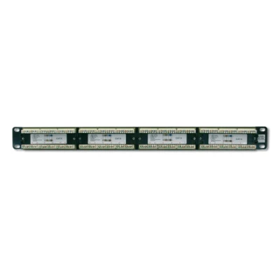 Digitus Digitus, Pach panel cat5, 24 ports, unshielded ISO / IEC 11801 and EN 50173 RJ45 sockets, 8P8C Cable installation via LSA strips, color codes based on EIA / TIA 568 A &amp; B Suitable for 483mm (19 ") rack mount Housing material: SECC, 1.5mm...
