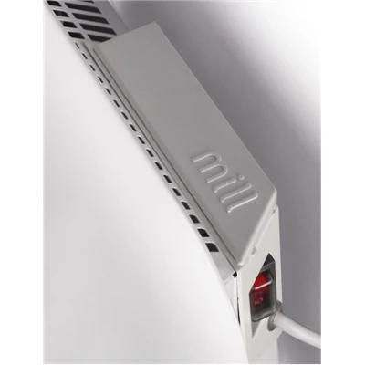 Mill Steel IB1200DN Panel Heater, 1200 W, Suitable for rooms up to 18 m², Number of fins Inapplicable, White