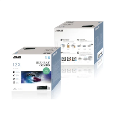Asus BC-12D2HT Bulk Internal, Interface SATA, Blu-Ray DVD Combo, CD read speed 48 x, Black, CD write speed 48 x, Desktop