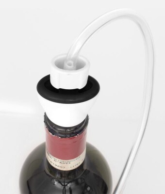 Caso Vacuum Wine Stoppers, 2 stoppers White