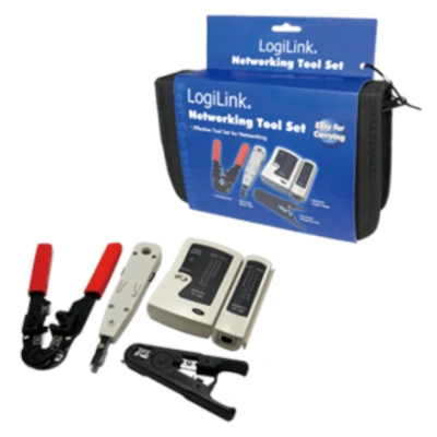 Logilink Networking Tool Set with Bag, 4 parts