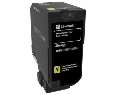 Lexmark CS720 Yellow Standard Yield Toner Cartridge Lexmark Cartridge, Yellow