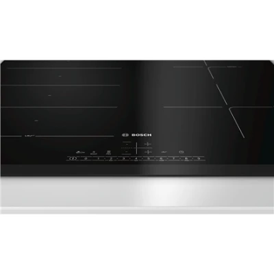 Bosch PXE651FC1E Ceramic Hob 60cm, 4 cooking zones, 17 power levels, 7400W, Black Bosch Induction, Number of burners/cooking zones 4, Black, Display, Timer