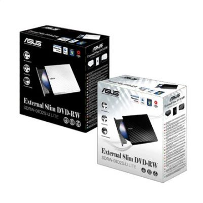Asus SDRW-08D2S-U Lite Interface USB 2.0, DVD±R/RW, CD read speed 24 x, Black, CD write speed 24 x, Desktop/Notebook