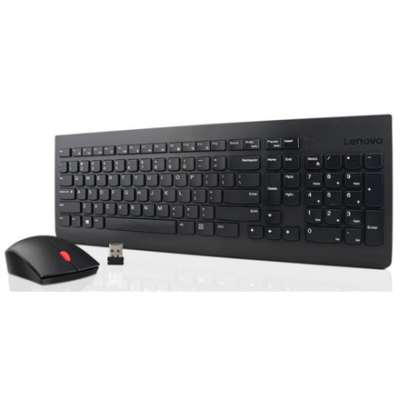 Lenovo 4X30M39500 Keyboard and Mouse Combo, Wireless, Keyboard layout Lithuanian, Lithuanian, Numeric keypad, Wireless connection, Mouse included, Black
