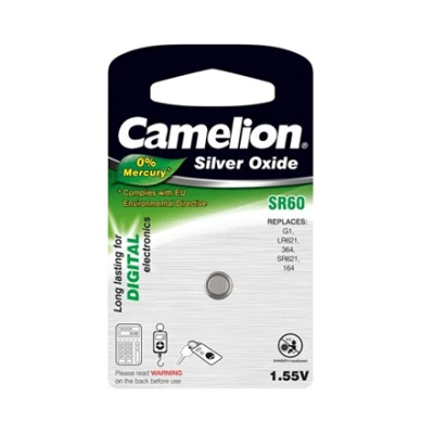 Camelion SR60W/G1/364, Silver Oxide Cells, 1 pc(s)