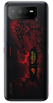 Asus ROG Phone 6 Diablo Immortal Edition Hellfire Red, 6.78 ", AMOLED, 1080 x 2448 pixels, Qualcomm SM8475, Snapdragon 8+ Gen 1 (4 nm), Internal RAM 16 GB, 512 GB, Dual SIM, Nano-SIM, 3G, 4G, 5G, Main camera 50+13+5 MP, Secondary camera 12 MP, Android, 12, 6000 mAh