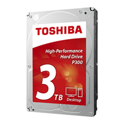 Toshiba P300 3TB 7200 RPM, 3.5 inch, HDD, 64 MB