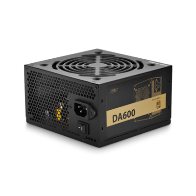 deepcool DA series 80 PLUS BRONZE Efficiency up to 87% PSU, Black, 120mm, 150 x 140 x 86 mm mm, 600 W