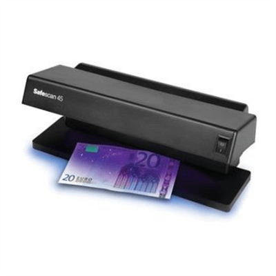 SAFESCA 45 Black, Suitable for Banknotes, ID documents, Number of detection points 1,
