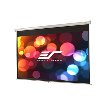 Elite Screens Manual Series M92XWH Diagonal 92 ", 16:9, Viewable screen width (W) 204 cm, White