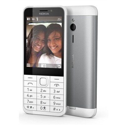 Nokia 230 Silver, 2.8 ", TFT, 240 x 320 pixels, 16 MB, Dual SIM, Mini-SIM, Bluetooth, 3.0, USB version microUSB 1.1, Built-in camera, Main camera 2 MP, Secondary camera 2 MP, 1200 mAh