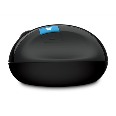 Microsoft L6V-00005 Sculpt Ergonomic Mouse, USB, Wireless, Black, Yes