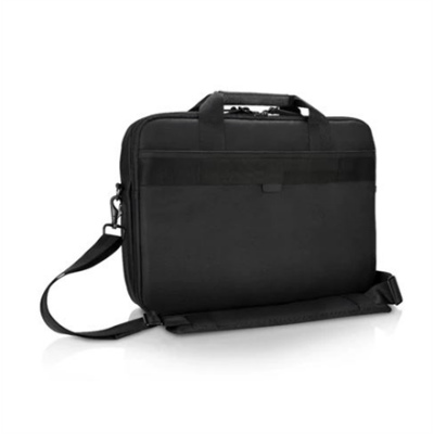 Dell Premier Slim 460-BCFT Fits up to size 15 ", Black, Shoulder strap, Full-grain PU leather, Messenger - Briefcase