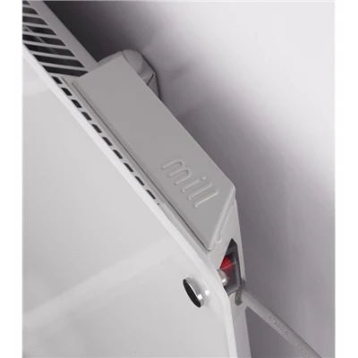 Mill Glass MB800L DN Panel Heater, 800  W, Suitable for rooms up to 14 m², Number of fins Inapplicable, White