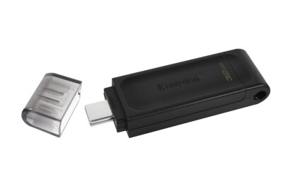 Kingston Technology DataTraveler 70 USB flash drive 32 GB USB Type-C 3.2 Gen 1 (3.1 Gen 1) Black
