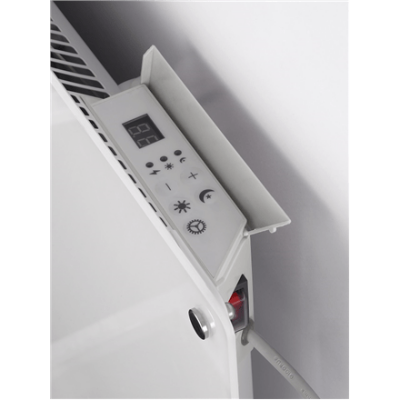 Mill Glass MB800L DN Panel Heater, 800  W, Suitable for rooms up to 14 m², Number of fins Inapplicable, White