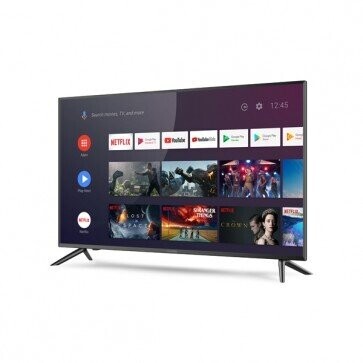 Allview QL43ePlay6100-U 43" (109cm) 4K UHD QLED Smart Android TV, Google Assistant, Black Metallic Frame