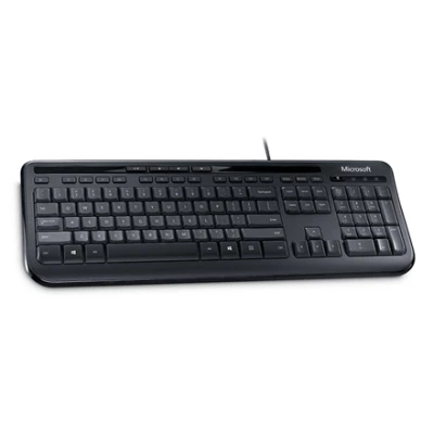 Microsoft ANB-00021 Wired Keyboard 600 Multimedia, Wired, Keyboard layout EN, 2 m, Black, English, 595 g
