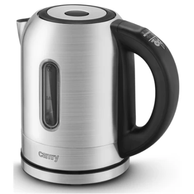 Camry Electric Water Kettle CR 1253 With electronic control, Stainless steel, Stainless steel, 2200 W, 360° rotational base, 1.7 L