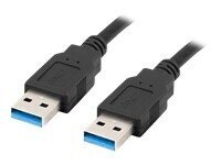 LANBERG cable USB-A M/M 3.0 0.5m black