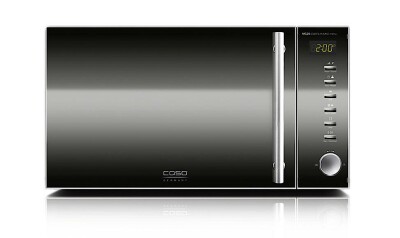 Caso Microwave oven MG20C 20 L, Grill, Buttons, Rotary, 800 W, Black, Stainless steel, Free standing, Defrost function