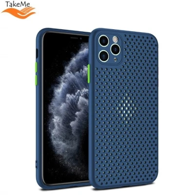 TakeMe "Дышащий" TPU Ультра-тонкий чехол-крышка для Samsung Galaxy A21s (A217F) Синий