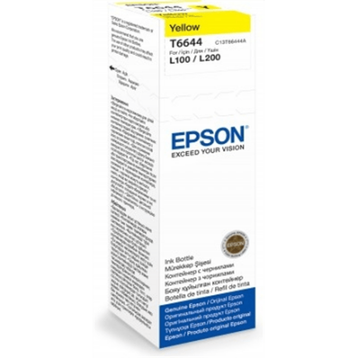 Epson T6644 Ink bottle 70ml Ink Cartridge, Yellow