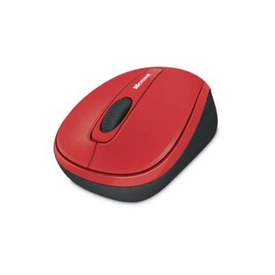 Microsoft WMM 3500 Black, Red, Wireless mouse