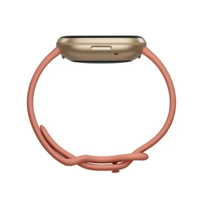 Fitbit Versa 3 Smart Watches, Pink Clay/Soft Gold Aluminum