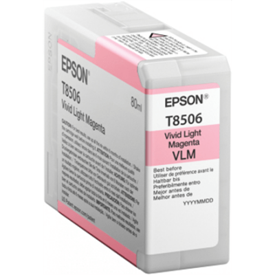 Epson T8506 Ink Cartridge, Light Magenta