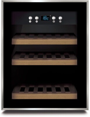 Caso Wine cooler WineSafe 12 Table, Bottles capacity up to 12 bottles (up to 310 mm in height), Cooling type Compressor technology, Black