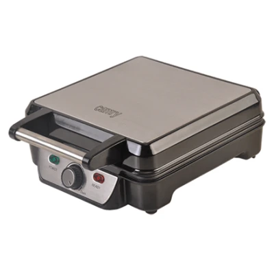 Waffle maker Camry CR 3025 Black/Stainless steel, 1150 W, Belgium, Number of waffles 4